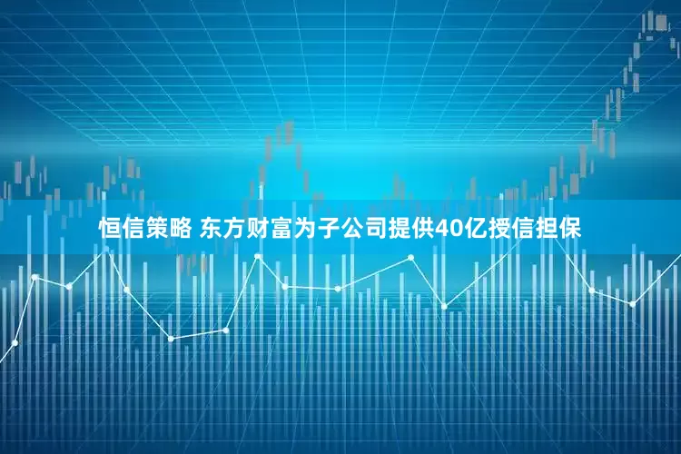 恒信策略 东方财富为子公司提供40亿授信担保