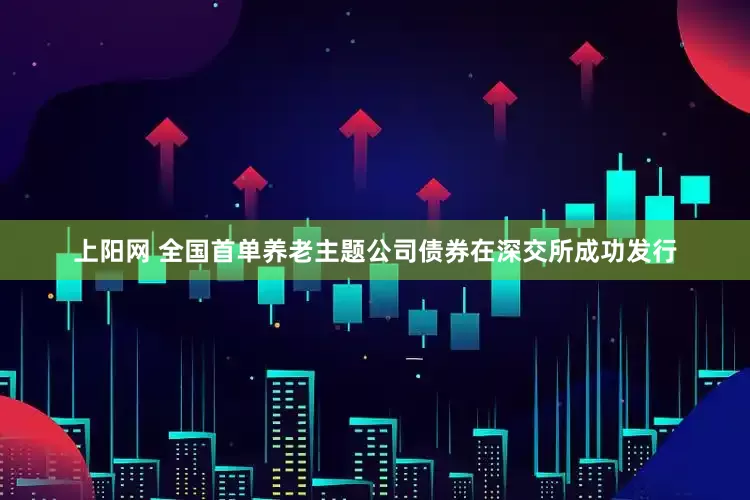 上阳网 全国首单养老主题公司债券在深交所成功发行